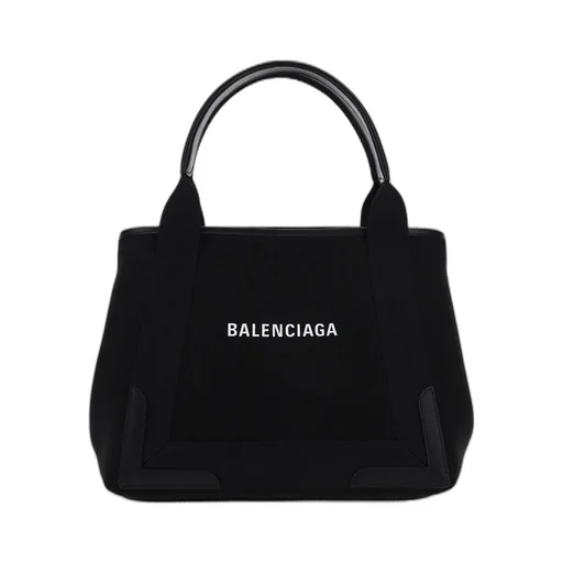 Navy Cabas Tote Bag