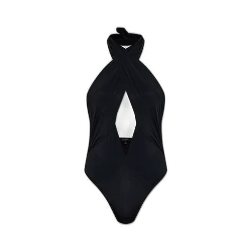 Plain One-Piece Swimsuit