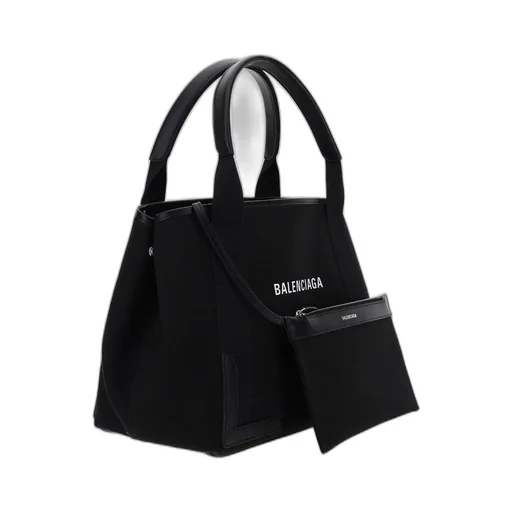 Navy Cabas Tote Bag