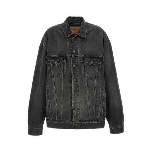 Used Effect Denim Jacket