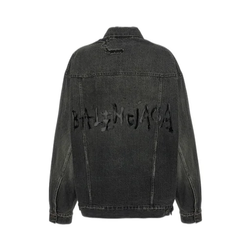 Used Effect Denim Jacket