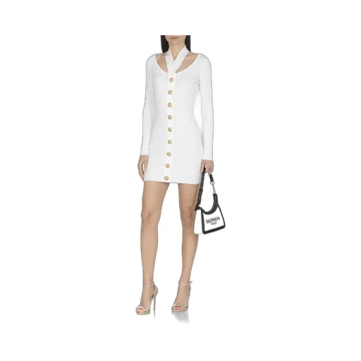 Cut Out Open Back Knit Mini Dress