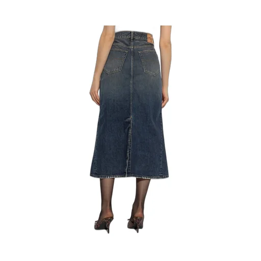 Denim Midi Skirt