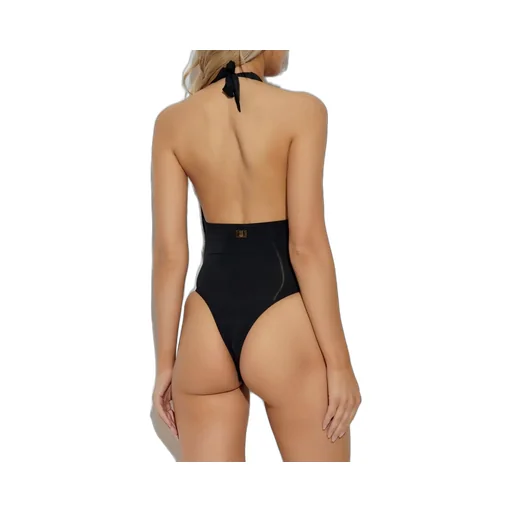 Plain One-Piece Swimsuit