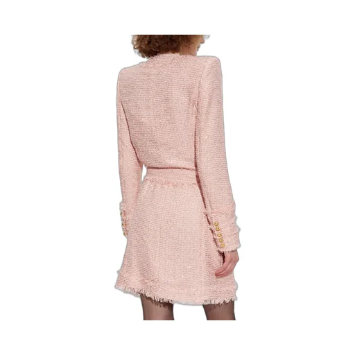 Sequinned Tweed Jacket Dress