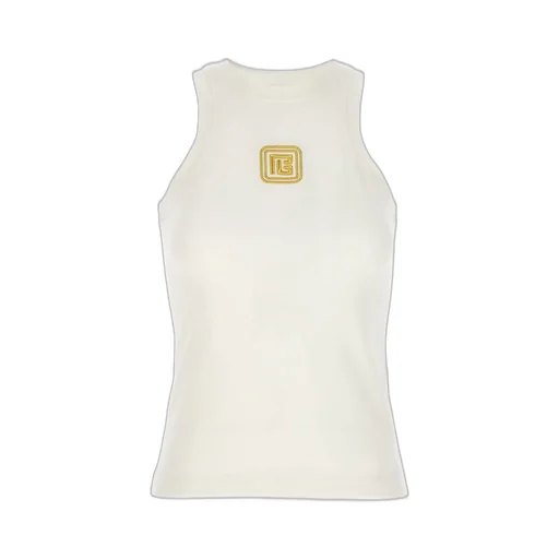 Logo Detailed Crew Neck Tank Top