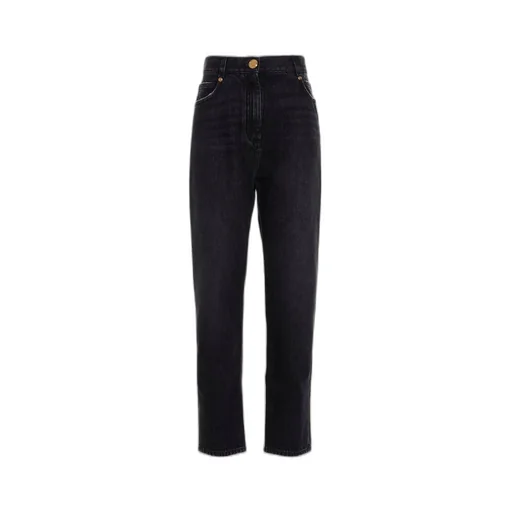 Distressed Low-Rise Boyfriend Jeans
