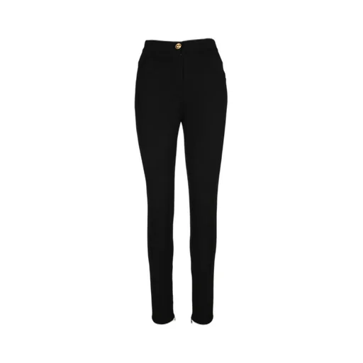High-Waisted Skinny Trousers