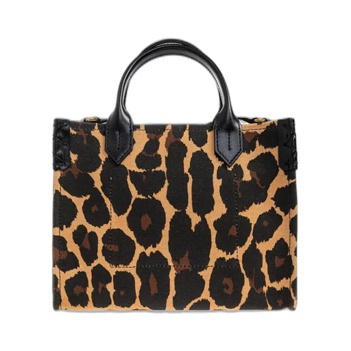 B-Army Small Leopard Print Tote Bag