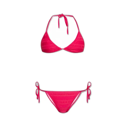 Logo Printed Two-Piece Bikini Set