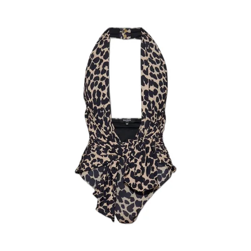 Leopard Printed One Piece Swimsuit
