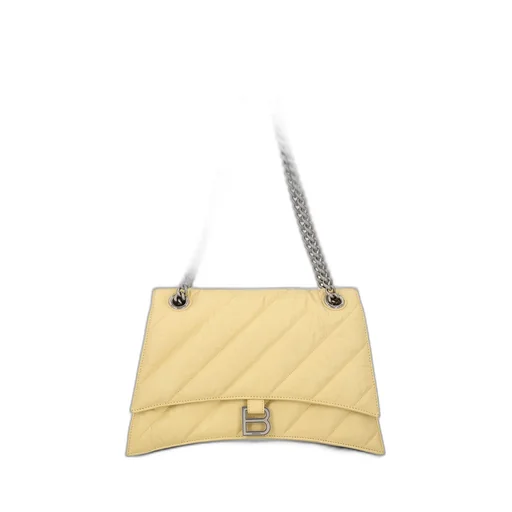 Crush Chain Quilted Medium Shoulder Bag