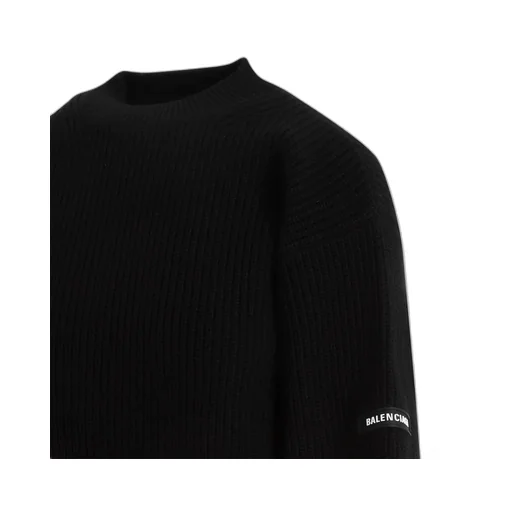 Logo Patch Cropped Sweater