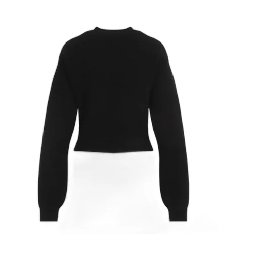 Logo Patch Cropped Sweater