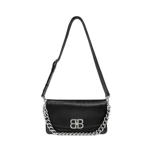 Logo Plaque Shoulder Bag