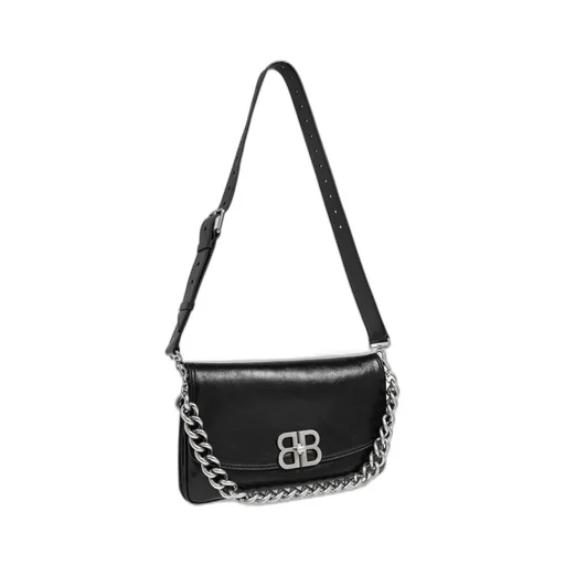 Logo Plaque Shoulder Bag