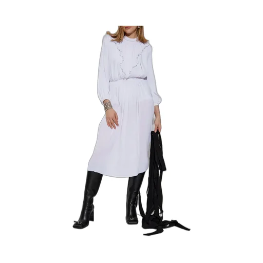 Lace-Up Midi Dress