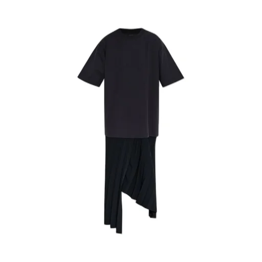 Pleated T-Shirt Dress