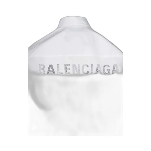 Logo Embellished Long-Sleeved Shirt