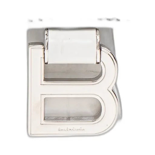 Logo Plaque Embossed Clutch Bag