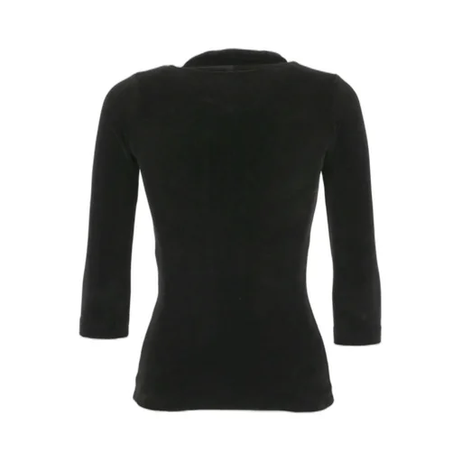 Turtleneck Scarf Fitted Top