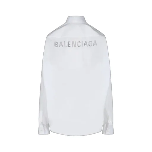 Logo Embellished Long-Sleeved Shirt