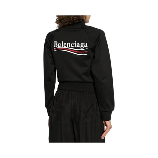 Logo Printed Zip-Up Jacket