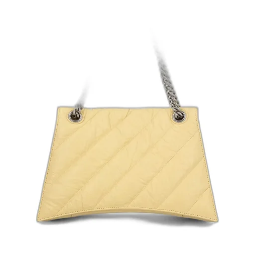 Crush Chain Quilted Medium Shoulder Bag
