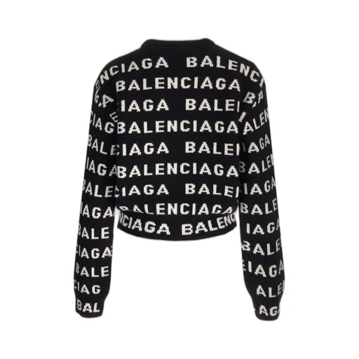 Logo Intarsia Knit Crewneck Jumper