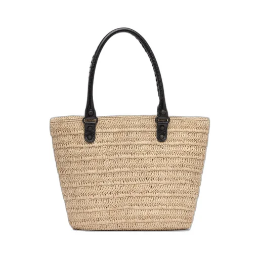 Le Cagole Raffia Basket Bag