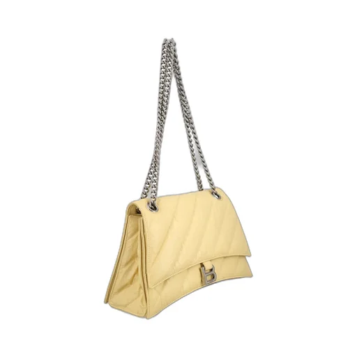 Crush Chain Quilted Medium Shoulder Bag