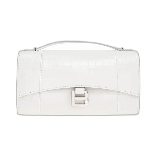 Logo Plaque Embossed Clutch Bag