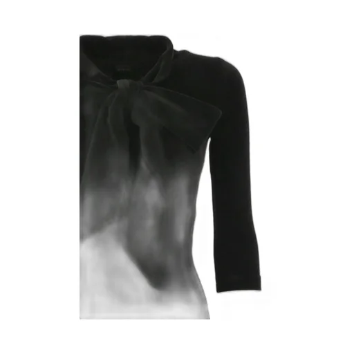 Turtleneck Scarf Fitted Top