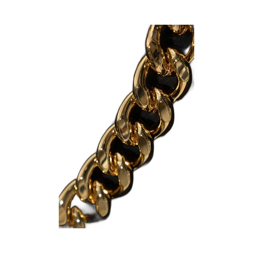 Pleated Chain Detailed Skirt