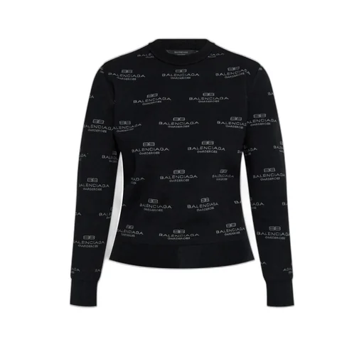 Logo Intarsia Knit Sweater