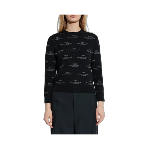 Logo Intarsia Knit Sweater