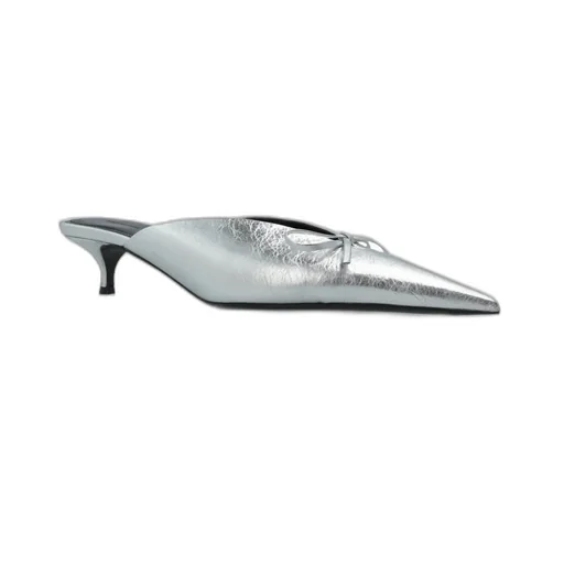 Knife Heeled Mules