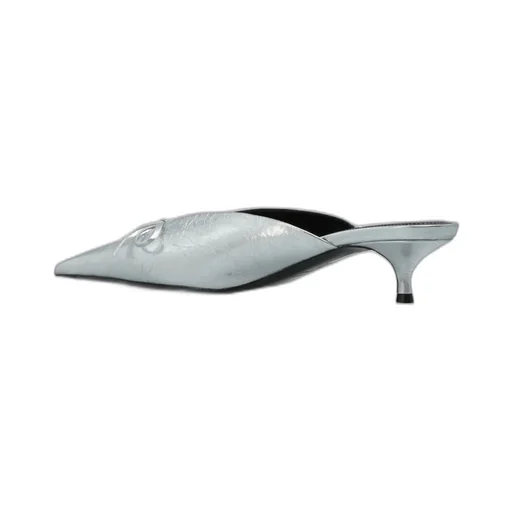 Knife Heeled Mules