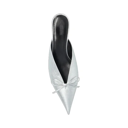 Knife Heeled Mules