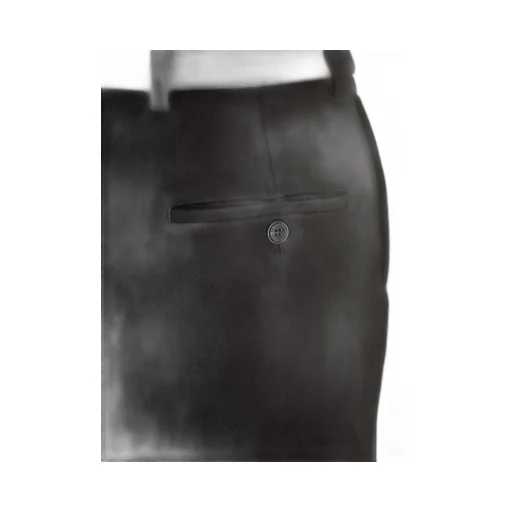 Side Slit Tailored Maxi Skirt