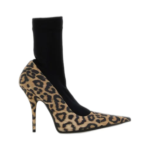 Leopard Printed Avenue Sock Pumps