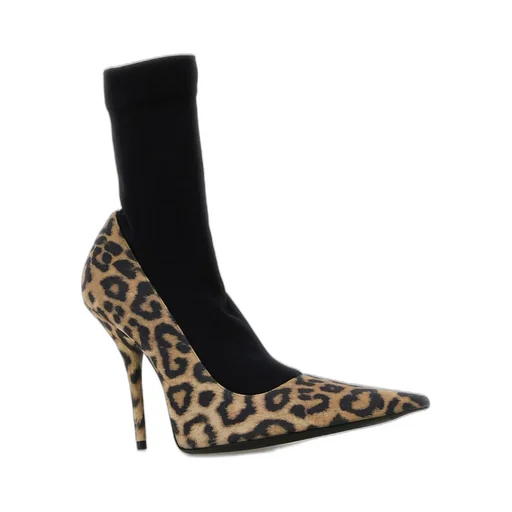 Leopard Printed Avenue Sock Pumps