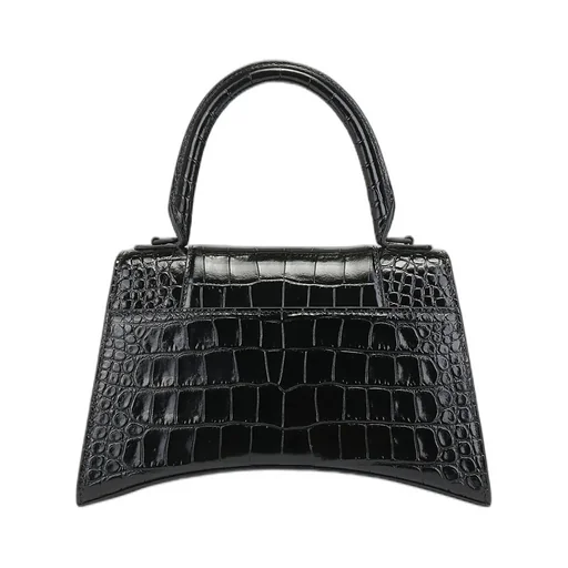 Hourglass Small Embossed Tote Bag