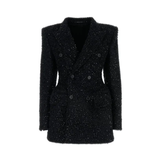 Tweed Button-Up Jacket
