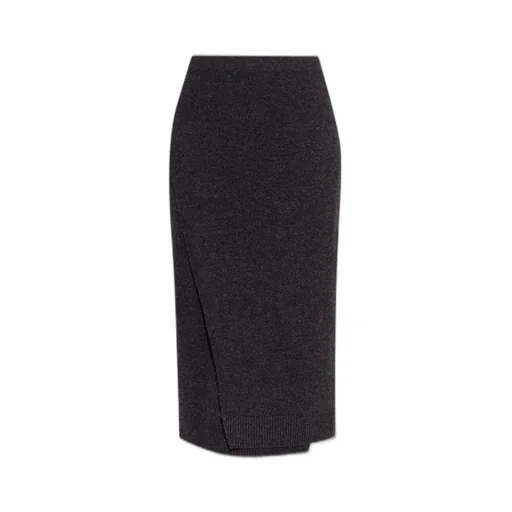 Slit Detailed Knit Skirt