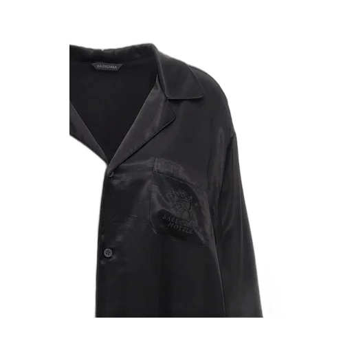 Logo Embroidered Long-Sleeve Shirt