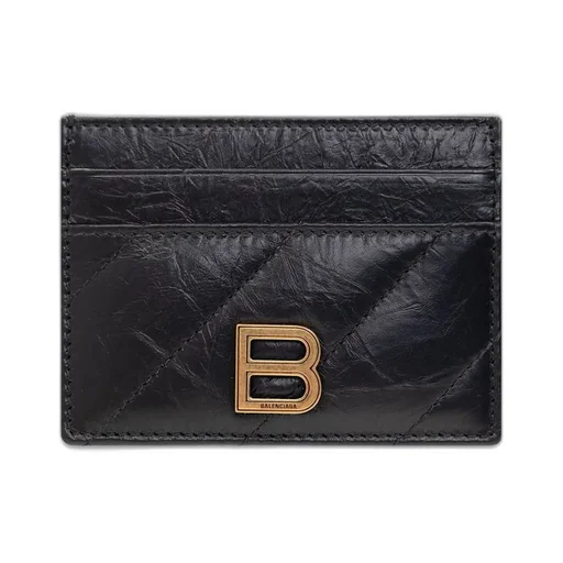 Logo Plaque Quilted Cardholder