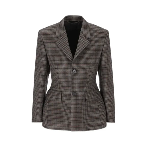 Hourglass Plaid Jacket