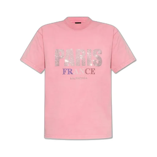 Logo Embroidered Mockneck T-Shirt