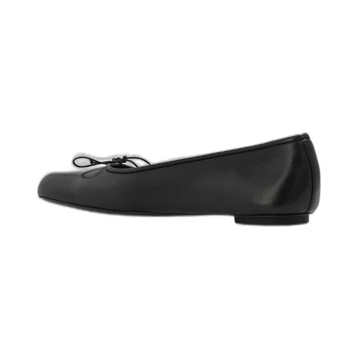 Fetish Bow Embellished Ballet Flats